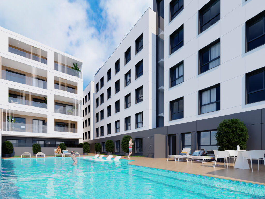 Piscina comunitaria Edificio La Moleta 12